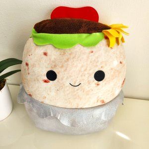 Like new Large Squishmallow 16" Soft Plush Stuffed Animal Burrito Bernar…